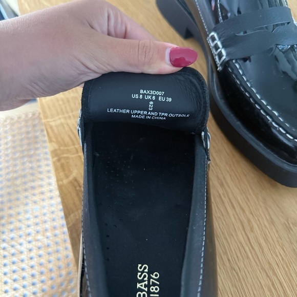 G.H. Bass Bowery Square Toe Penny Loafers - Picture 4 of 9